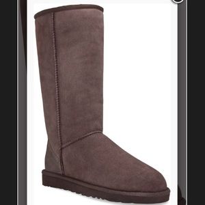 Classic tall UGG boots in dark brown